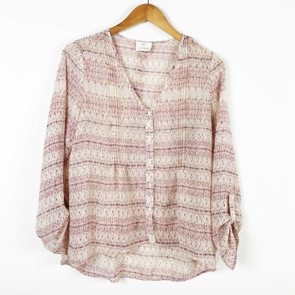 Urban Outfitters Pins and Needles Sheer Blouse S Small - Picture 4 of 10